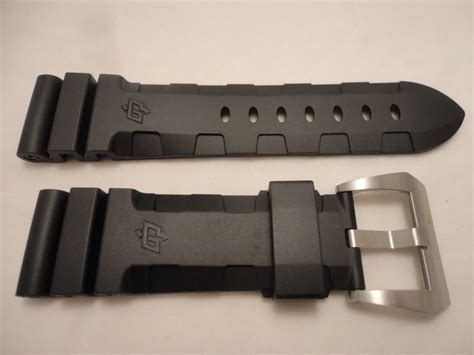 panerai accordion rubber strap 24mm|ww panerai straps.